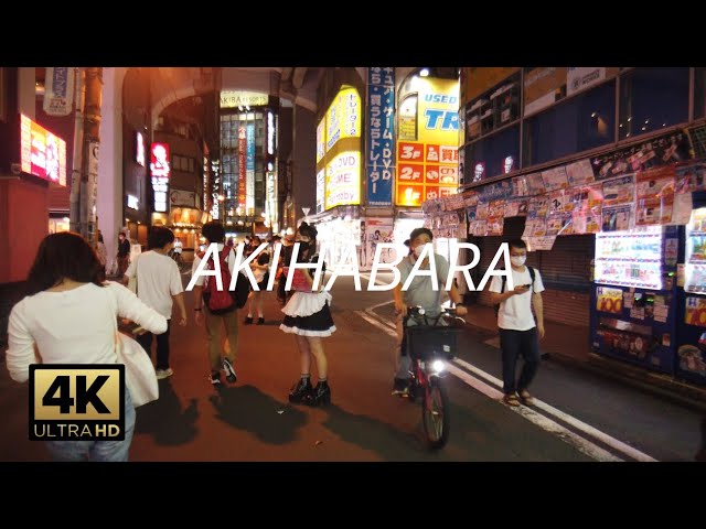 【4K】Walking around Akihabara Tokyo at night on Sep 2020 秋葉原