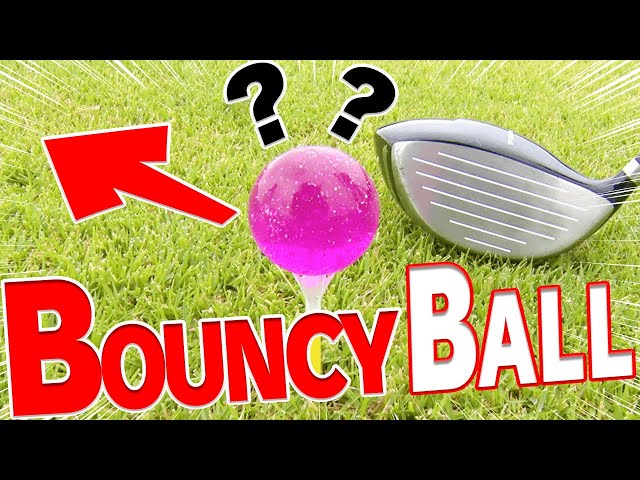 Hitting a bouncy ball with a golf club and ・・・？【Namiki】 【CRAZY GOLF】