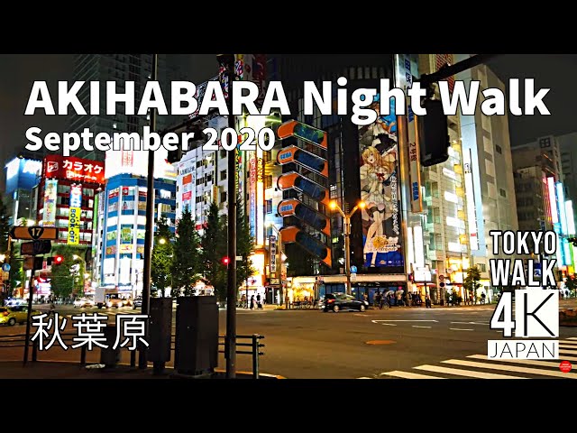 Tokyo Japan Walk in Akihabara in 4K Rainy Night – 秋葉原を歩く