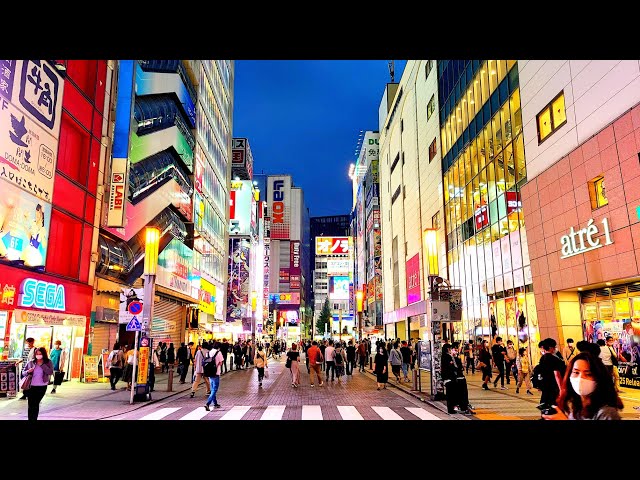 【4K】Tokyo Night Walk – Akihabara 夜の秋葉原を歩く 2020.10