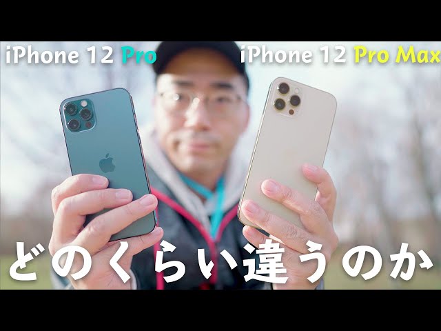 【本音で比較】iPhone 12 Pro MaxとiPhone 12 Proのカメラ性能の違いが思ったより…