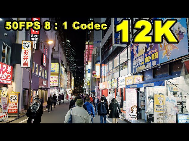 Take a walk in Akihabara, Tokyo, Japan 秋葉原散歩★Blackmagic URSA Mini Pro 12K Video