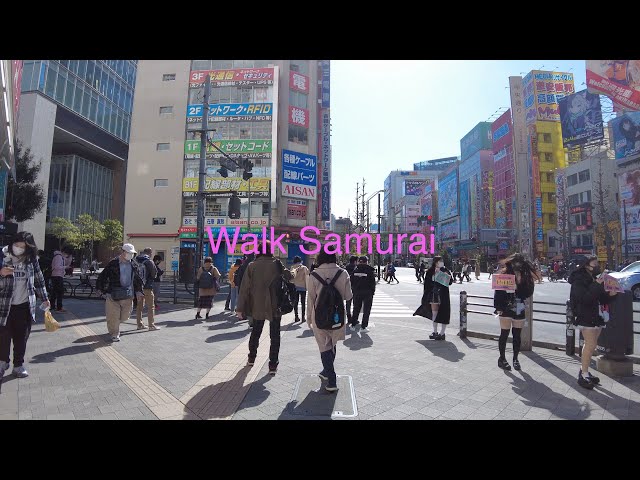 【4K】東京 上野から秋葉原まで散歩 How to walk from  Ueno to Akihabara in Tokyo【2021】