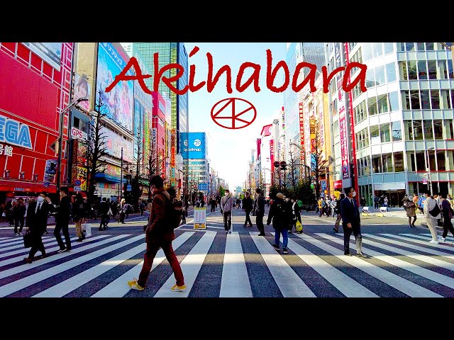【東京2021年散策】秋葉原 歩行者天国4K 中央通りメイド通りAkihabara Pedestrian Paradise