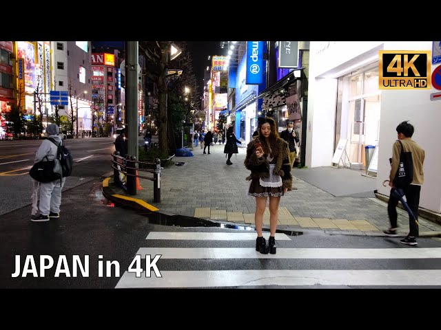 Akihabara in Night. Anime Otaku’s Town in Tokyo | Walk Japan 2021［4K］