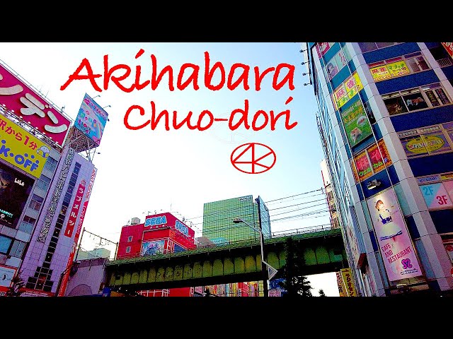 【東京散歩】秋葉原中央通りチラ見散策 4K Tokyo Akihabara Chuo-dori walk