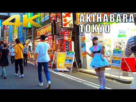[Akihabara walk in Tokyo][4K] アニメタウン「秋葉原」 Tokyo Walk anime and games Akihabara.