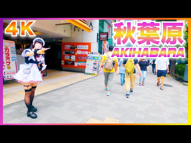 【4K】Moe Moe Kyun ♪ Akihabara Walk in Tokyo【休日で賑わう秋葉原を散策】