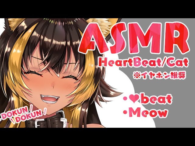 ⚡[ ASMR ] 猫族ASMR店_猫族の心音っ！ฅ⚡ ( Heartbeat/Meow )
