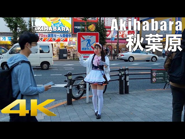 [4K]休日のアニメタウン秋葉原は大賑わい [Akihabara walk in Tokyo]  2021.10 Tokyo Walk anime and games Akihabara.