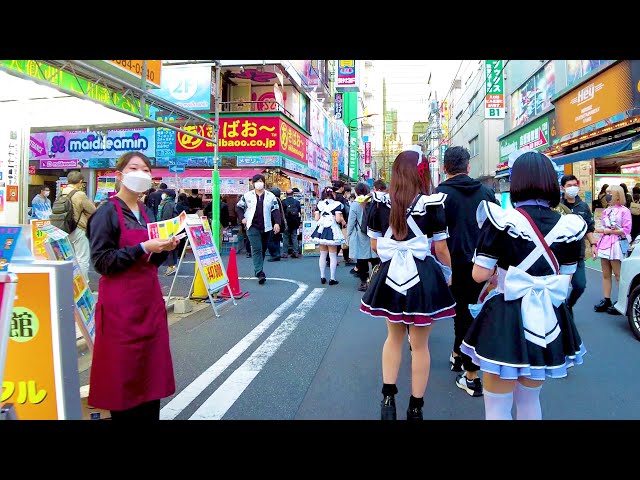 [Akihabara Walk in Tokyo] 💖 Paradise Town ♪ 4K ASMR Nonstop 1 hour 02 minutes