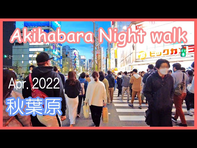 秋葉原　散歩　Akihabara Evening walk ( Apr. 2022 )