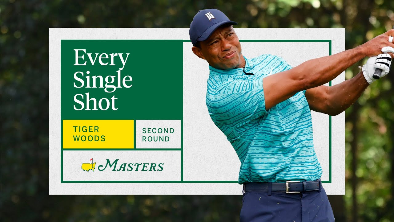 Tiger Woods’ Second Round | Every Single Shot | The Masters